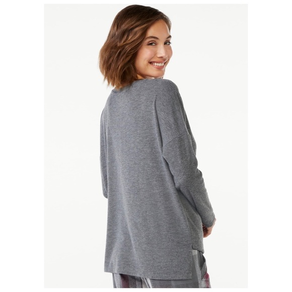 JOYSPUN WOMEN’S HACCI KNIT SLEEP TOP - Picture 2 of 6